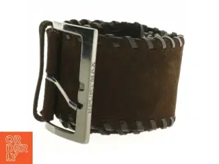 Flettet læderbælte fra Sportmax (str. 107 x 7 cm)