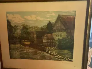 Billede af mølle å 