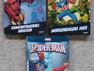 Spider-Man, Iron Man og Captain America, Marvel