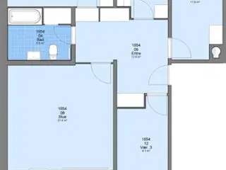 100 m2 lejlighed med altan/terrasse, Esbjerg Ø, Ribe
