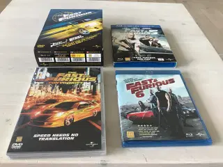 Fast & Furious film - DVD og Blu-Ray 