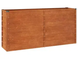 Højbed 160x40x77 cm cortenstål rustfarvet