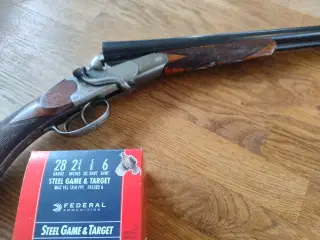 Kaliber 28/70 Belgisk side lever 