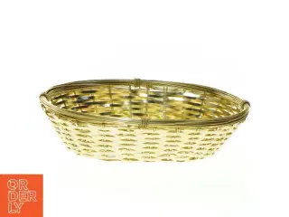 Fil de Fer Gylden flet kurv af metaltråd (str. 24 x 18 x 6 cm)