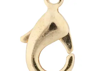 Karabinhage, L: 10,1 mm, forgyldt, 5stk./ 1 pk.