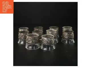 Glas til fyrfasslys (str. 5 x 6 cm)