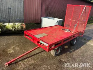 Lille maskinvogn til minilæsser