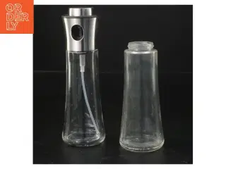 Olie- og eddikeflaske med sprayfunktion (str. 17x5 cm)