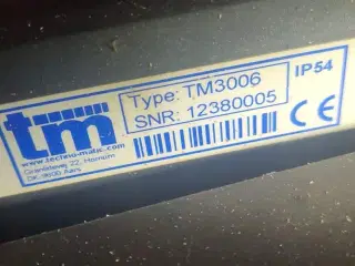 techno-matic styring tm3006 + trykbeholder
