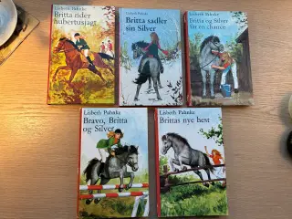 Britta og Silver bøger - 5 stk.