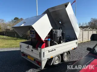 Højtryksrenser med trailer Aquila 404-triventek