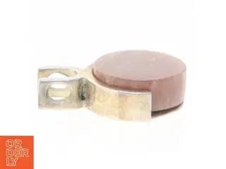 Rundt vedhæng til halskæde (str. 2,6 x 2 x 0,8 cm)