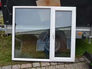 Plast vindue dobbelt det ene med dreje / kip