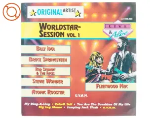 Lp plade worldstar session vol 1 fra Imtrat (str. 31 x 31 cm)