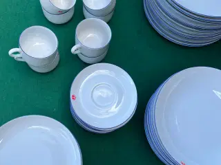 Blå atelier stel
