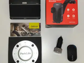 Undgå fart & parkerings bøder, tal håndfrit, oplad