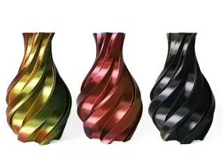 Gold, Red and Black - 3DE Premium - Silky PLA - 1.75mm