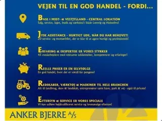 Anker Bjerre Høvlen B-120-EL Med dobbelt vægtklodser