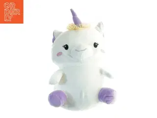 Enhjørning plysbamse (str. 45 x 29 cm)
