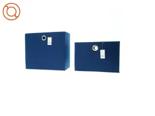 Stof kasser fra Hübsch (str. 40 x 24 og 35 x 20)