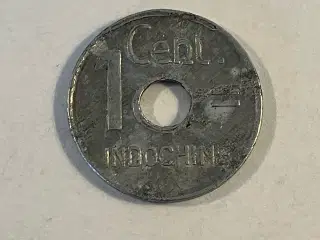 1 Cent Indochina 1943