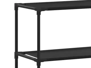 Opbevaringsstativ med 3 hylder 69x28x169 sort