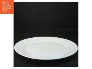 Hvid tallerken (str. Ø 30 cm)