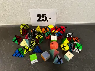Rubik’s Cubes & andre puzzles – fra 25 kr. pr. stk