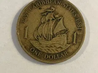 1 Dollar East Carribean States 1981