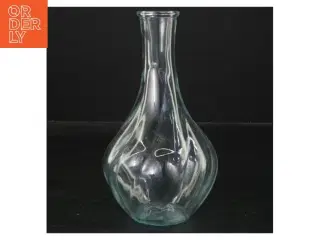 Transparent glasvase fra IKEA (str. 18x10 cm)