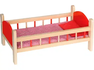 VIGA Dukkeseng i Bøgetræ med Dyne og Pude