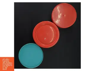 Vintage plastopbevaringsbeholdere