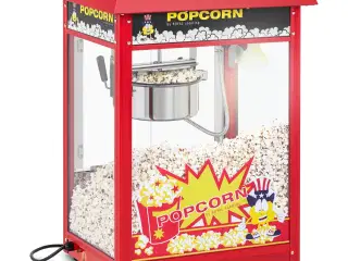 Popcornmaskine lille 88 L – 1600 W – rustfrit stål