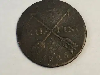1/4 Skilling 1825 Sweden