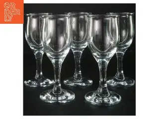 5 stk Ideelle vinglas (str. 5 stk Ø 6,5 cm længde 17,5 cm)