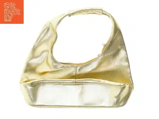 Guld håndtaske (str. 33x30 cm)