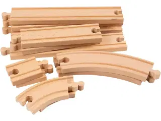 VIGA Togskinner Sæt - 12 Deler til Kreativ Leg