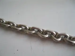 Armbånd facet anker 20 cm. Sterling sølv