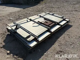 Bagsmæk og skillevægge til tipvogn aluminium