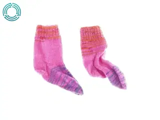 Hjemmestrikkede sokker til barn (Str. ca 24) fra Ukendt (str. Ca. 24)