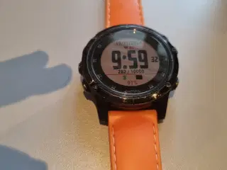 Garmin Fenix 5 X Plus sapphire, sort