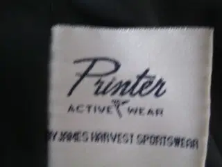 Sportsvest sort herre Printer Active/Wear large