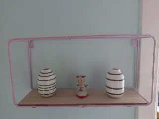 Hylde, metal/træ, ny