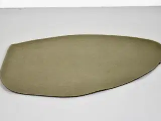 Fraster pebble gulvtæppe i mørkegrønt filt