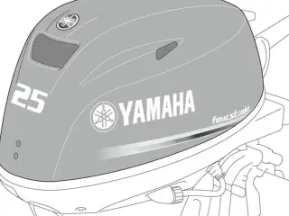 Yamaha 25 HK 4Takt Påhængsmotor.