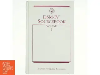 DSM-IV sourcebook (Bog)