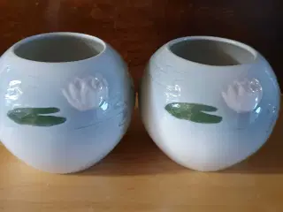 Bing og Grøndahl vaser med åkande.