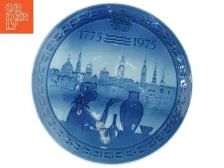 Royal Copenhagen Jubilæumsplatte fra Royal Copenhagen (str. Diameter 18 cm)