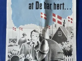 Plakat - KOPI -  Krigsaviserne 9. - 1999 - Fortæl ikke videre.