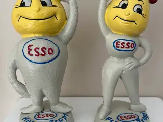 Esso figurer/sparebøsser i støbejern 